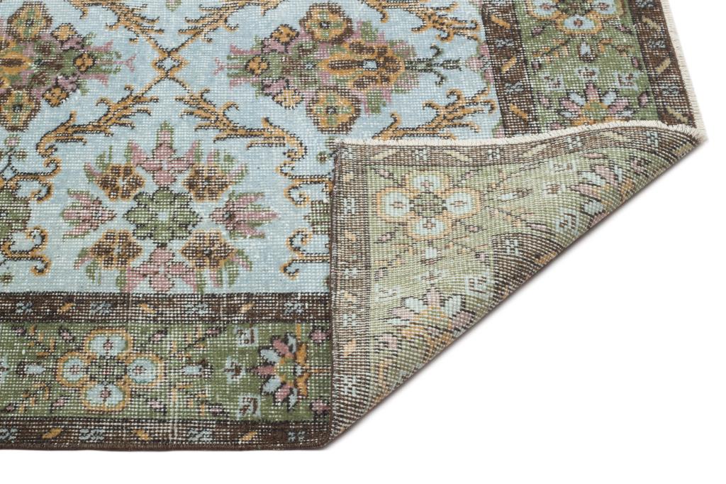 Apex Vintage Carpet Green 24346 173 x 279 cm