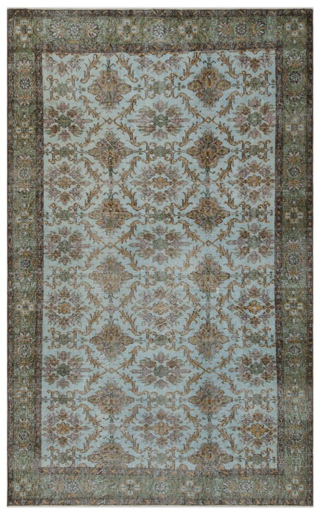 Apex Vintage Carpet Green 24346 173 x 279 cm