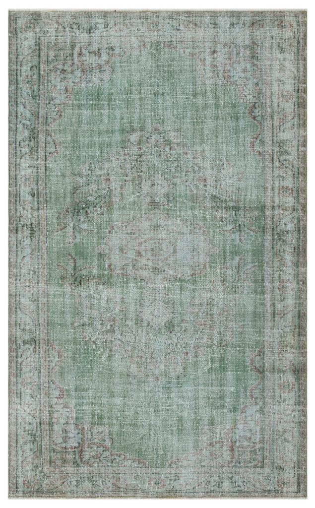 Apex Vintage Carpet Green 24364 165 x 272 cm