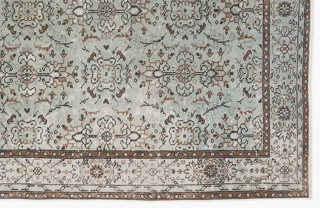 Apex Vintage Carpet Green 7450 168 x 300 cm