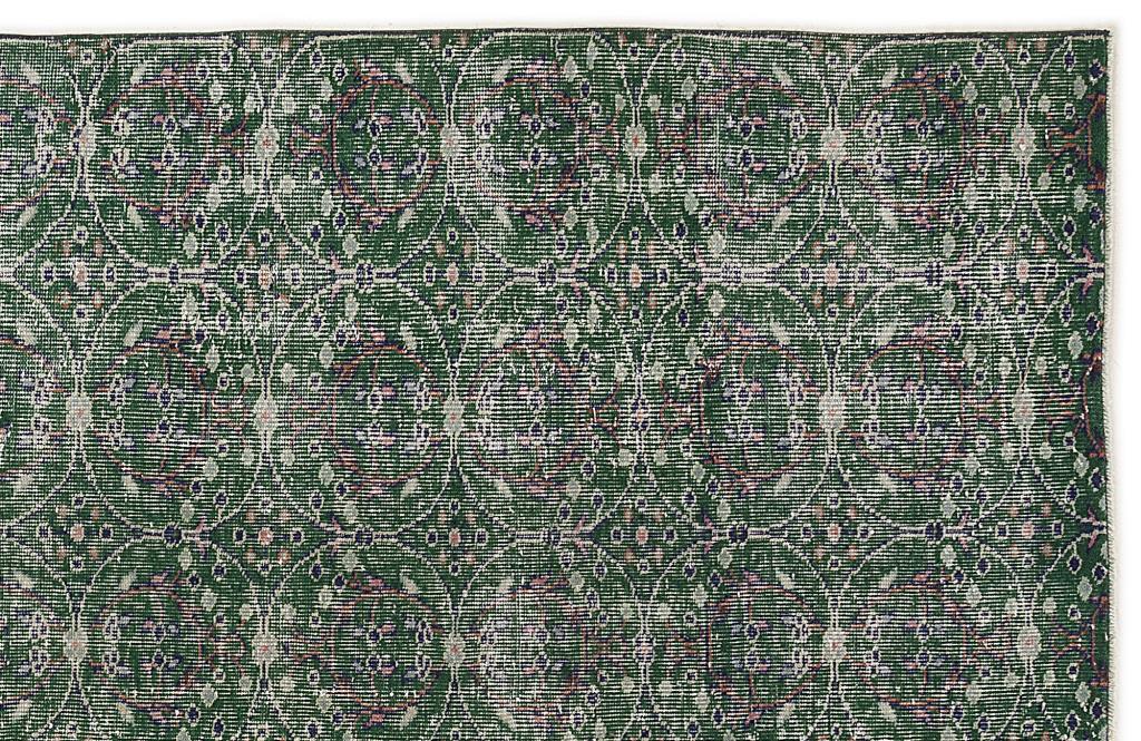 Apex Vintage Carpet Green 7633 172 x 272 cm