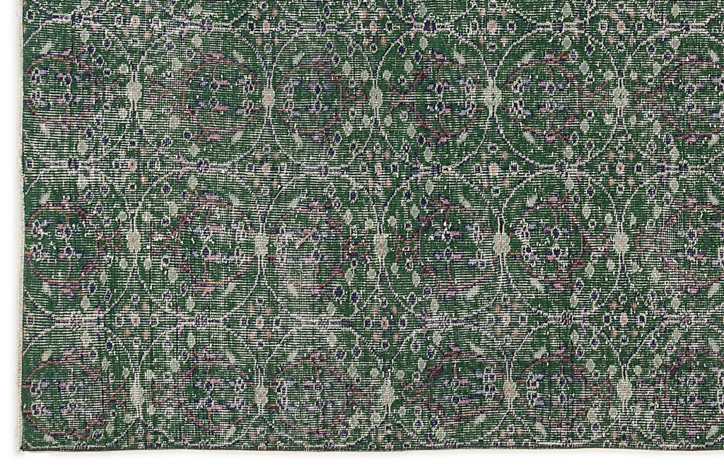 Apex Vintage Carpet Green 7633 172 x 272 cm