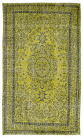 Apex Vintage Carpet Green 8707 172 x 293 cm