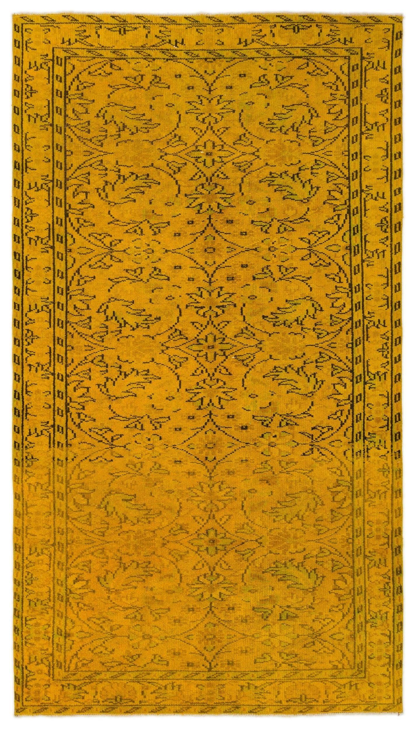 Apex Vintage Yellow 18998 152 cm X 267 cm