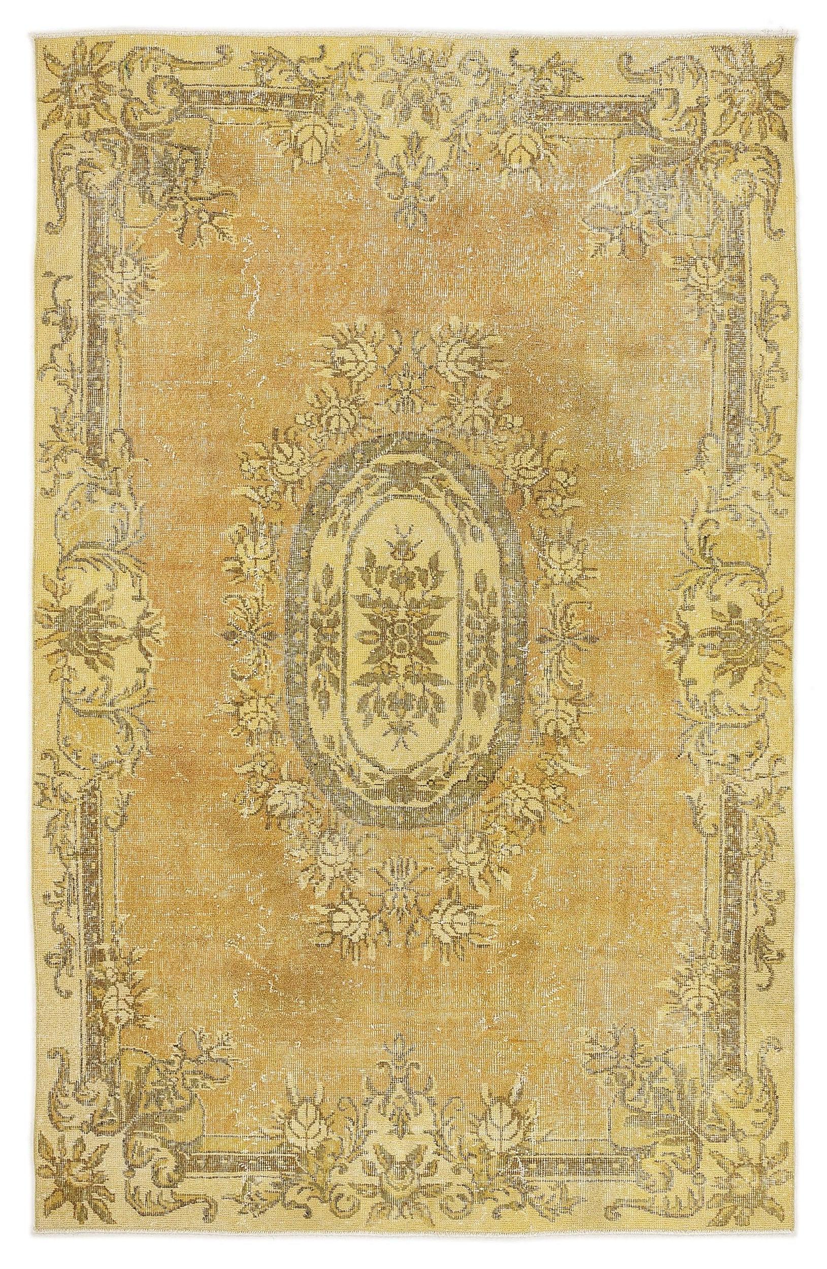 Apex Vintage Yellow 7118 164 cm X 260 cm