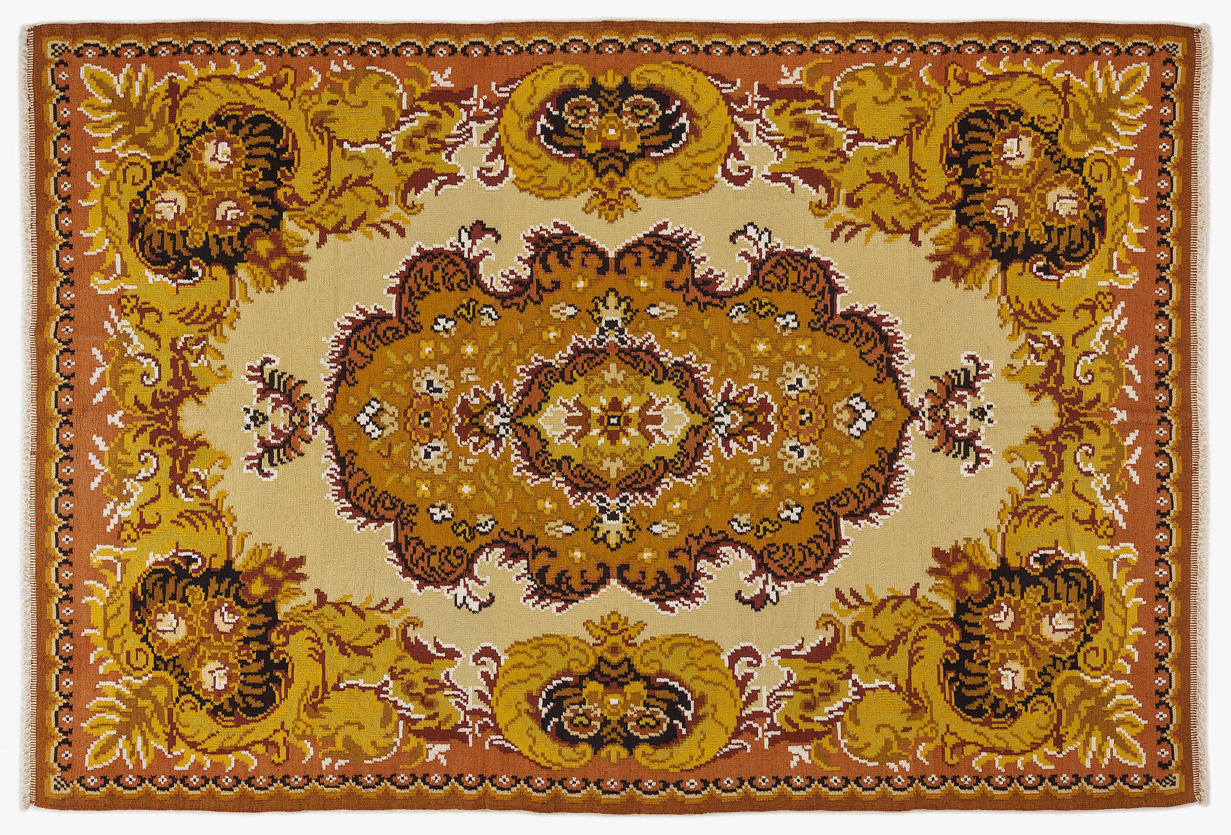 Karabakh Over Dyed Kilim Rug 6'6'' x 9'5'' ft 197 x 287 cm