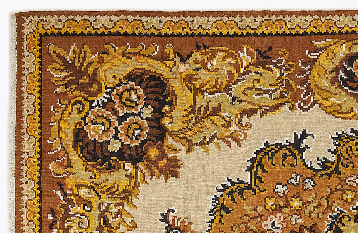 Karabakh Over Dyed Kilim Rug 6&#39;6&#39;&#39; x 10&#39;3&#39;&#39; ft 197 x 313 cm