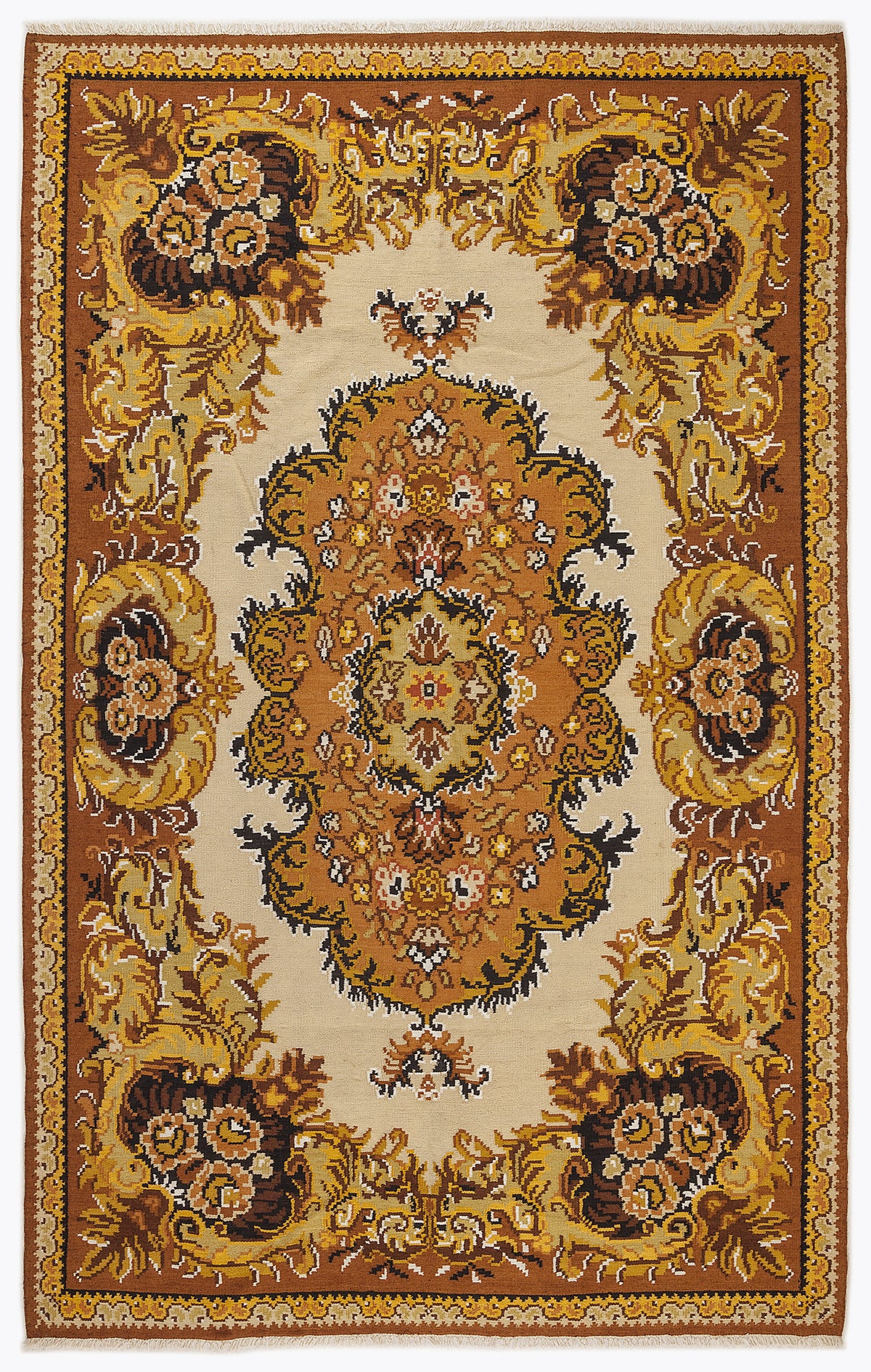 Karabakh Over Dyed Kilim Rug 6&#39;6&#39;&#39; x 10&#39;3&#39;&#39; ft 197 x 313 cm