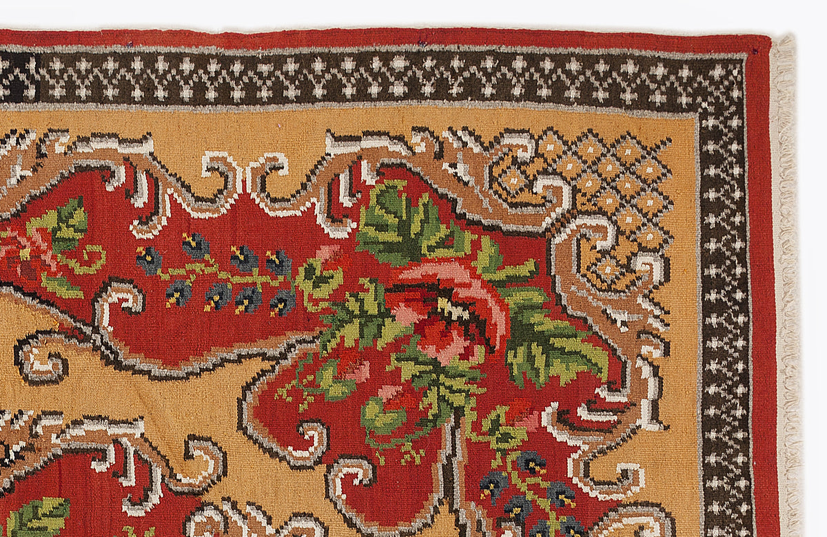 Karabakh Over Dyed Kilim Rug 5&#39;11&#39;&#39; x 8&#39;10&#39;&#39; ft 181 x 270 cm