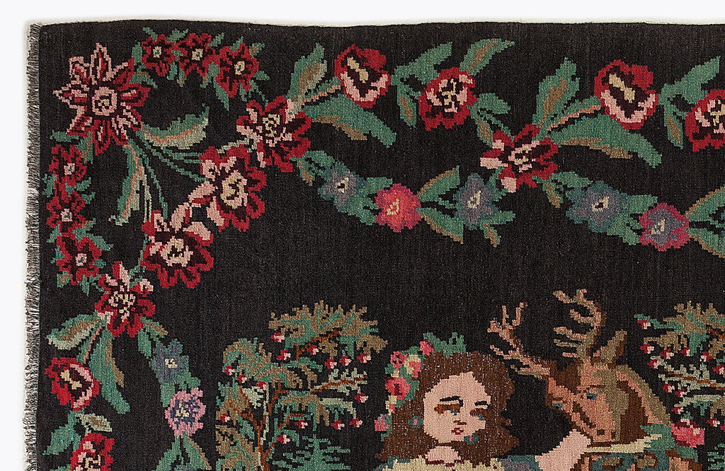 Karabakh Over Dyed Kilim Rug 6'8'' x 9'12'' ft 204 x 304 cm