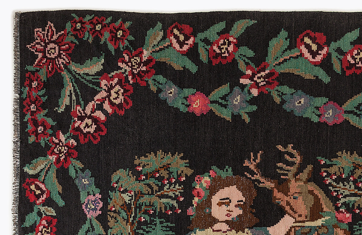 Karabakh Over Dyed Kilim Rug 6'8'' x 9'12'' ft 204 x 304 cm