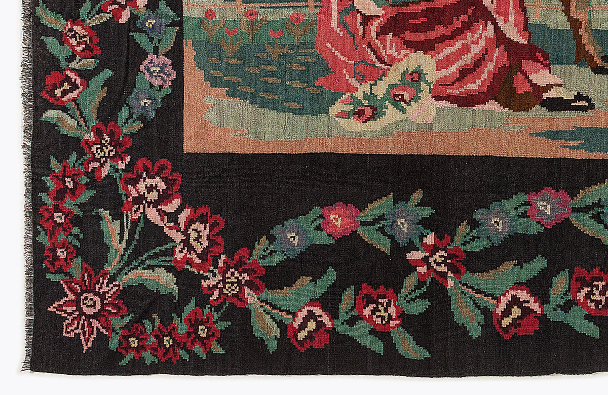 Karabakh Over Dyed Kilim Rug 6'8'' x 9'12'' ft 204 x 304 cm