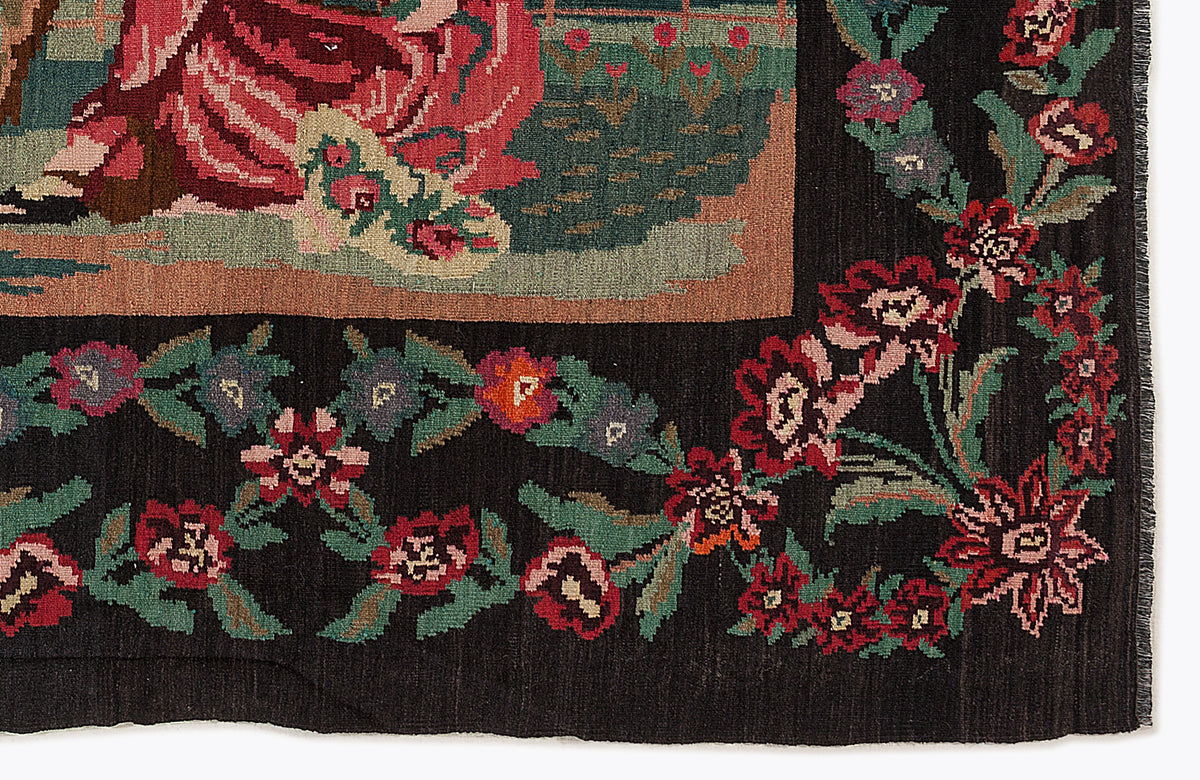 Karabakh Over Dyed Kilim Rug 6'8'' x 9'12'' ft 204 x 304 cm