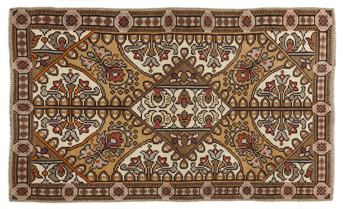 Karabakh Over Dyed Kilim Rug 5&#39;5&#39;&#39; x 9&#39;2&#39;&#39; ft 166 x 280 cm