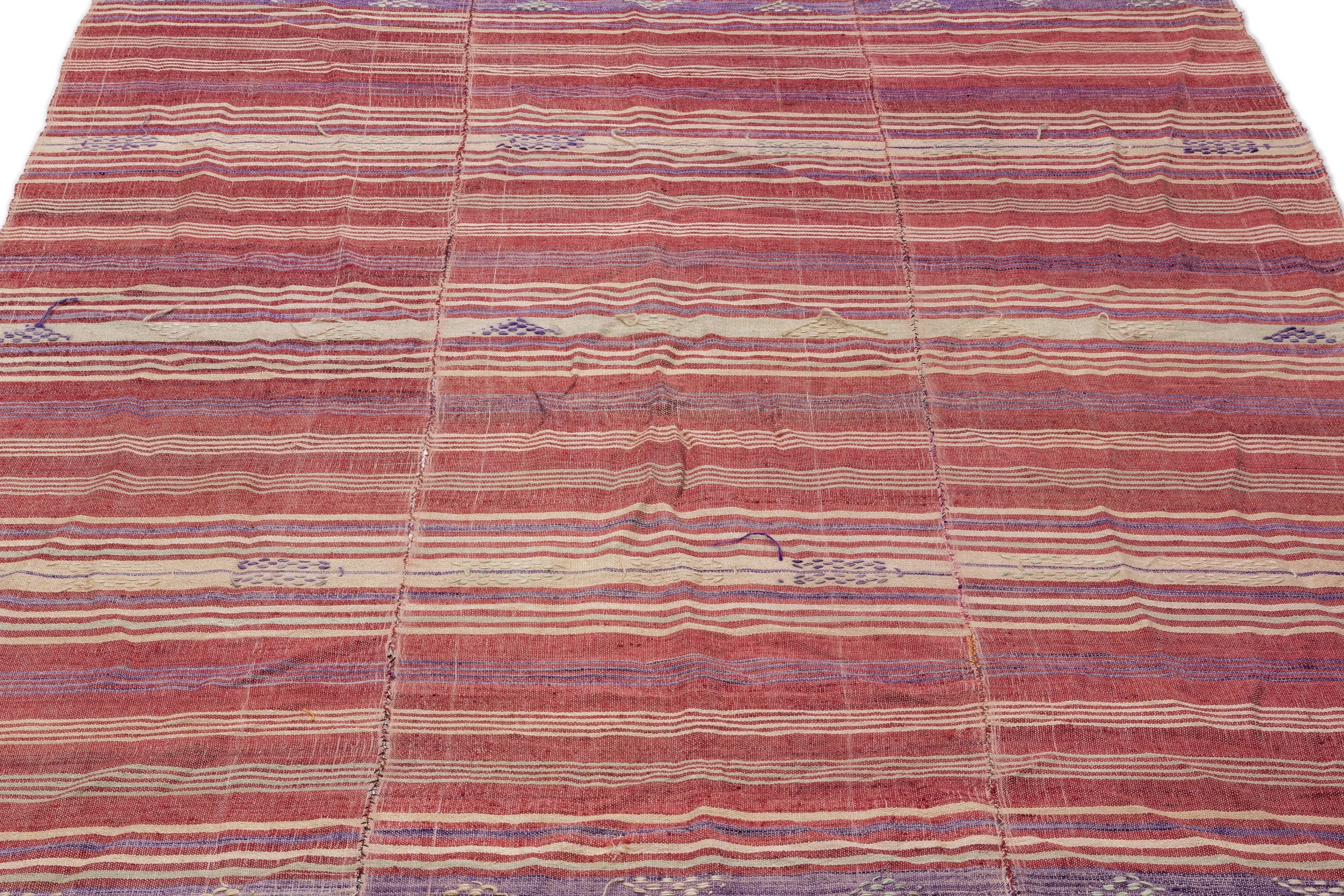 Chaput Over Dyed Kilim Rug 5'7'' x 7'8'' ft 171 x 234 cm