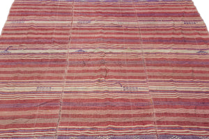Chaput Over Dyed Kilim Rug 5'7'' x 7'8'' ft 171 x 234 cm