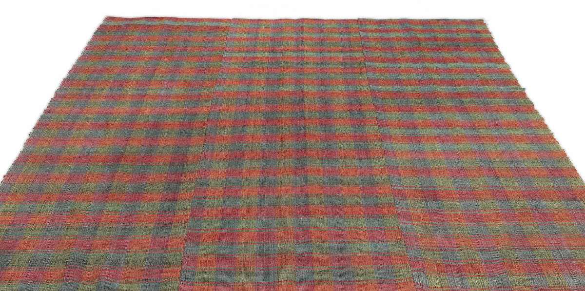 Chaput Over Dyed Kilim Rug 6&#39;11&#39;&#39; x 7&#39;5&#39;&#39; ft 210 x 225 cm