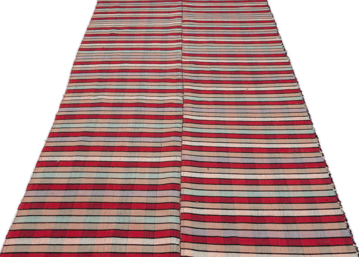 Chaput Over Dyed Kilim Rug 4&#39;4&#39;&#39; x 10&#39;5&#39;&#39; ft 132 x 318 cm