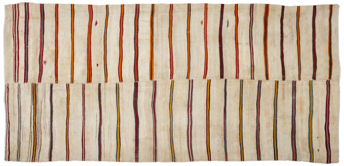 Chaput Over Dyed Kilim Rug 6&#39;7&#39;&#39; x 13&#39;11&#39;&#39; ft 200 x 425 cm