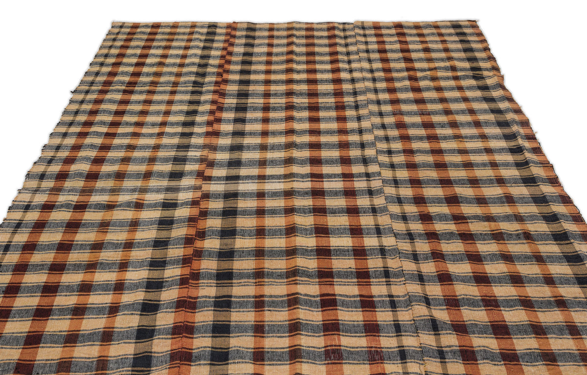 Chaput Over Dyed Kilim Rug 6&#39;4&#39;&#39; x 8&#39;10&#39;&#39; ft 192 x 270 cm