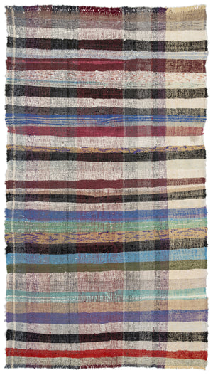 Chaput Over Dyed Kilim Rug 5'5'' x 10'2'' ft 165 x 311 cm