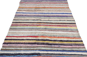 Chaput Over Dyed Kilim Rug 5'2'' x 9'7'' ft 158 x 292 cm
