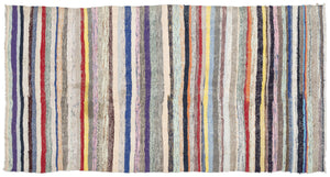 Chaput Over Dyed Kilim Rug 5'2'' x 9'7'' ft 158 x 292 cm