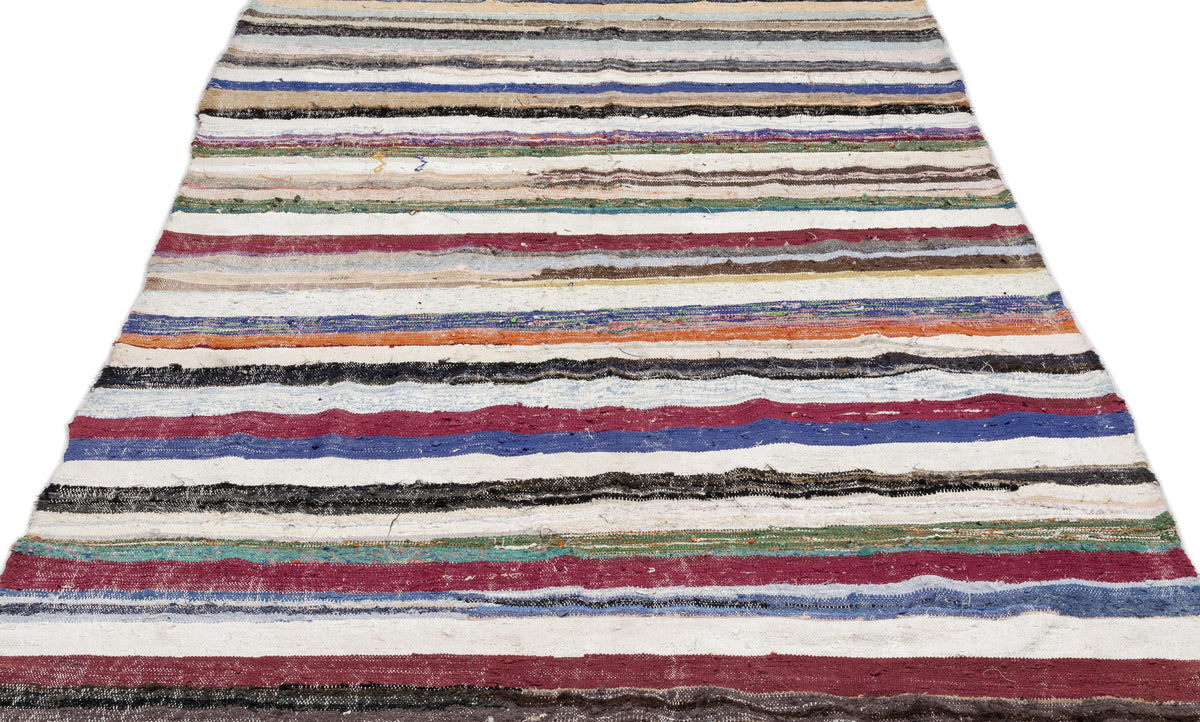 Chaput Over Dyed Kilim Rug 4&#39;10&#39;&#39; x 8&#39;2&#39;&#39; ft 148 x 250 cm