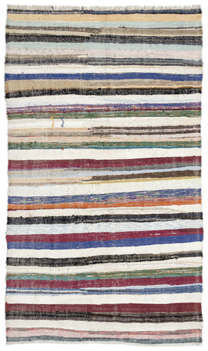 Chaput Over Dyed Kilim Rug 4'10'' x 8'2'' ft 148 x 250 cm