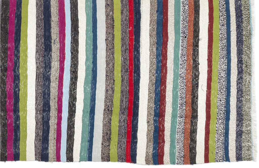 Chaput Over Dyed Kilim Rug 3'1'' x 12'9'' ft 95 x 388 cm
