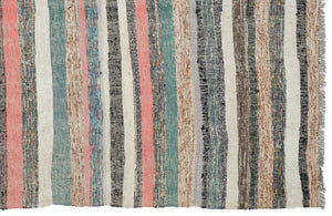 Chaput Over Dyed Kilim Rug 3'3'' x 9'11'' ft 100 x 303 cm
