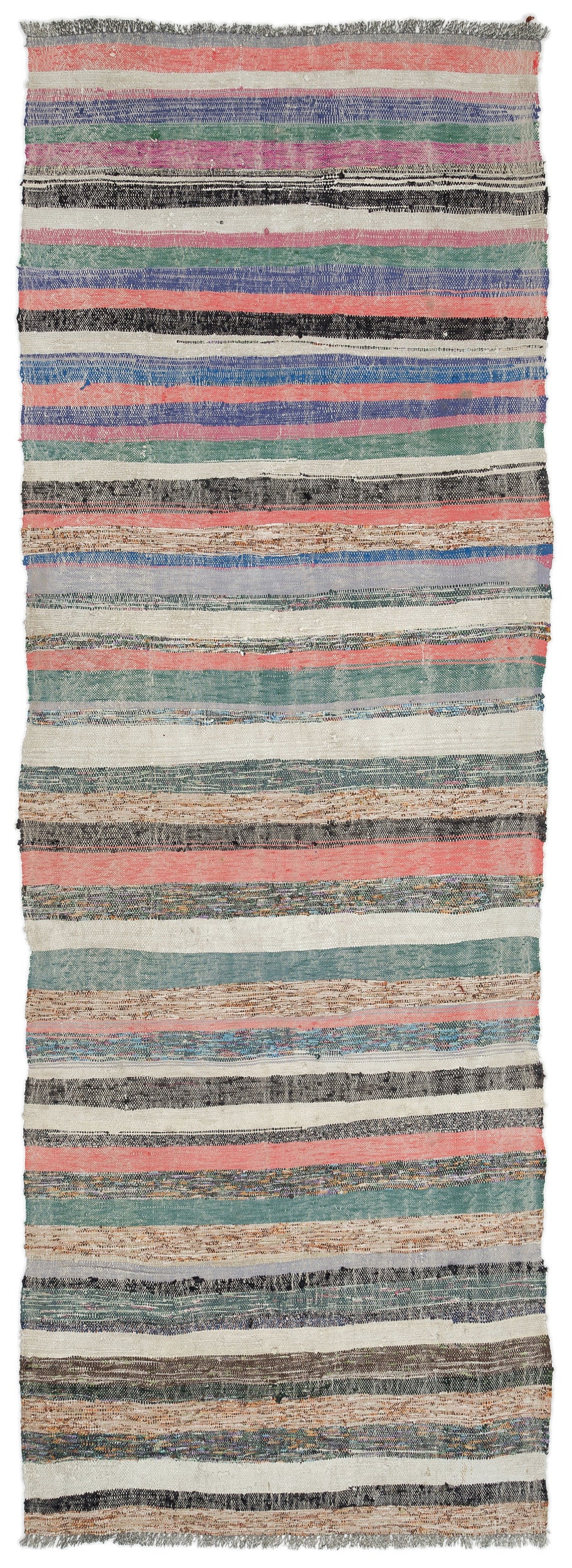Chaput Over Dyed Kilim Rug 3'3'' x 9'11'' ft 100 x 303 cm