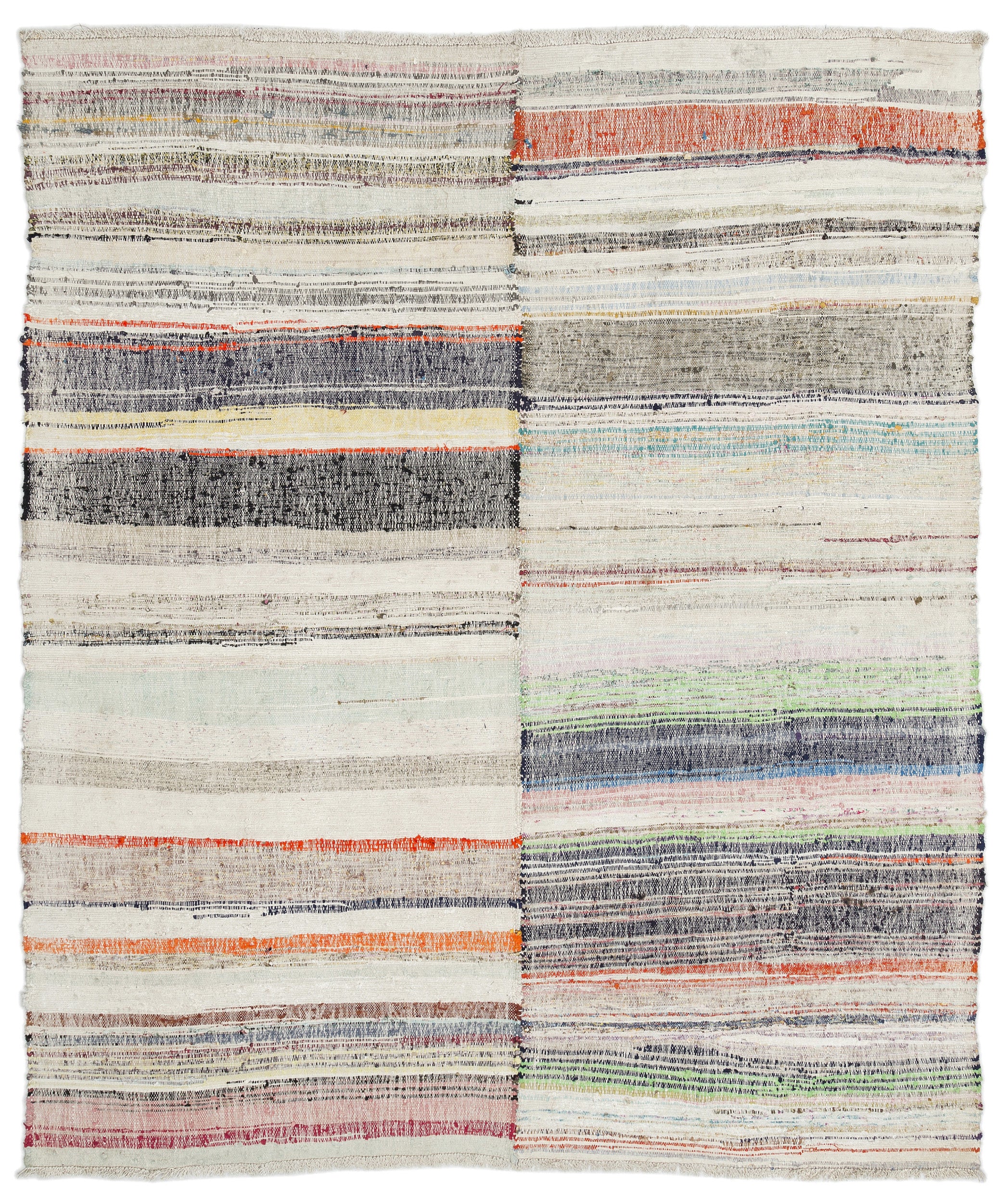 Chaput Over Dyed Kilim Rug 6'9'' x 8'2'' ft 206 x 248 cm
