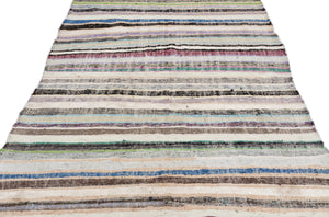 Chaput Over Dyed Kilim Rug 5'7'' x 9'1'' ft 170 x 277 cm