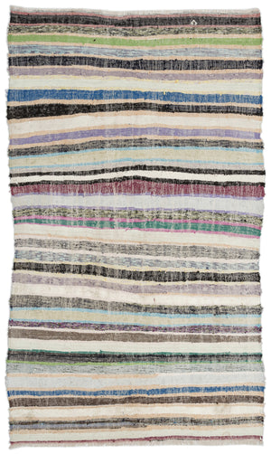 Chaput Over Dyed Kilim Rug 5'7'' x 9'1'' ft 170 x 277 cm