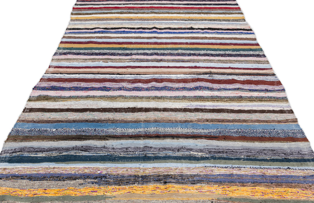 Chaput Over Dyed Kilim Rug 6'4'' x 10'12'' ft 194 x 335 cm
