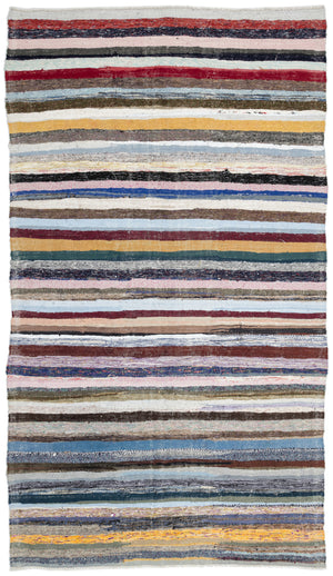 Chaput Over Dyed Kilim Rug 6'4'' x 10'12'' ft 194 x 335 cm