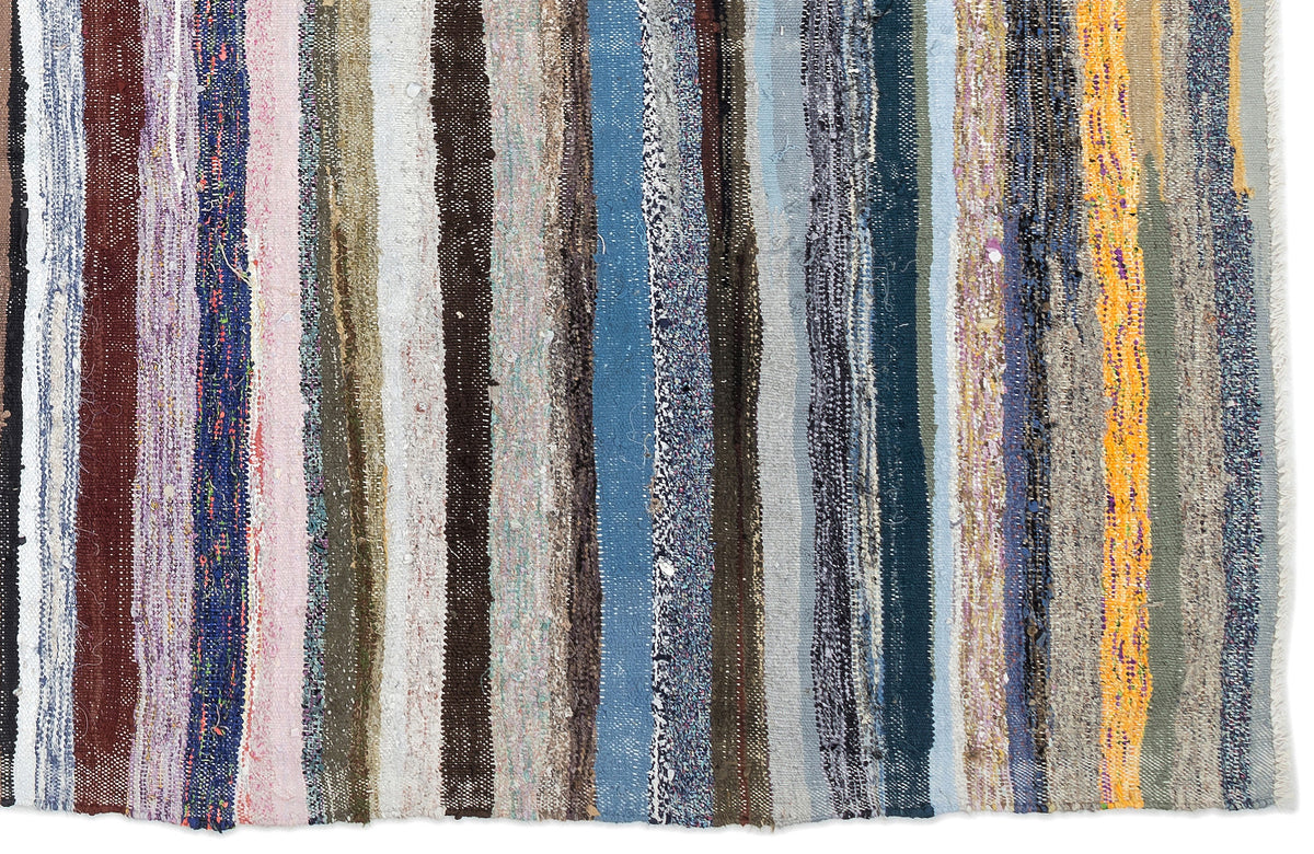 Chaput Over Dyed Kilim Rug 6&#39;4&#39;&#39; x 10&#39;12&#39;&#39; ft 194 x 335 cm