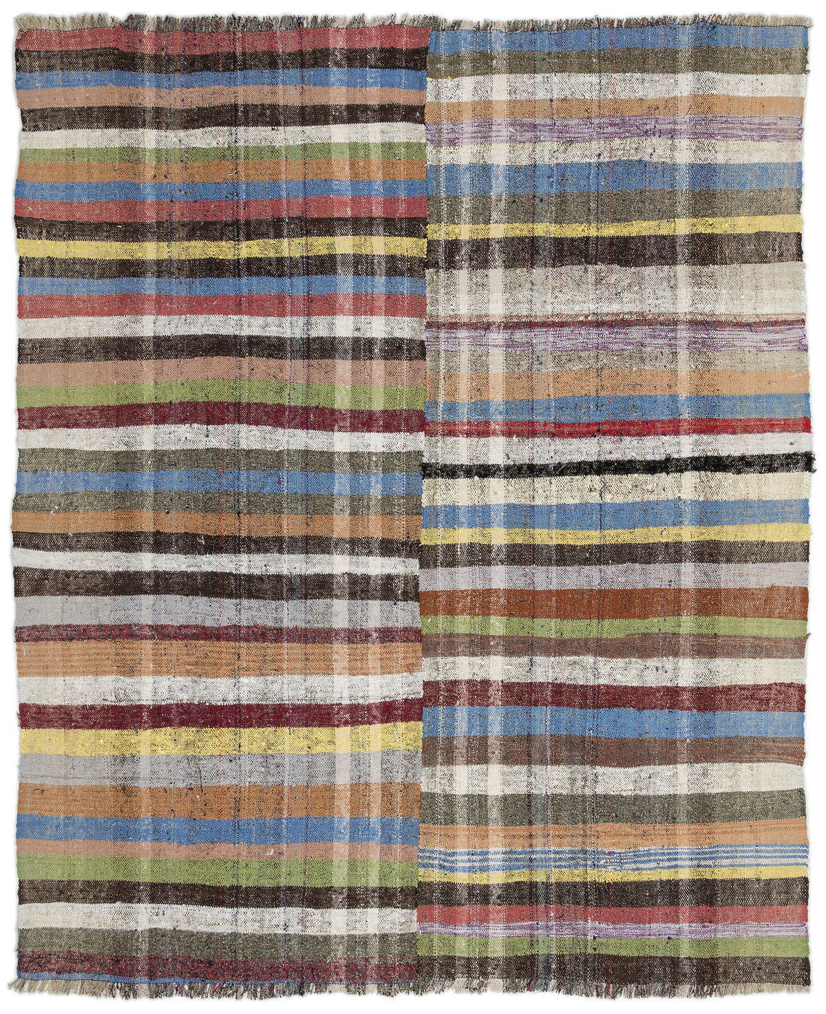 Chaput Over Dyed Kilim Rug 6&#39;5&#39;&#39; x 7&#39;9&#39;&#39; ft 196 x 237 cm