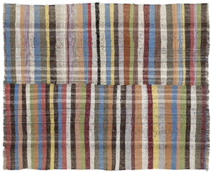 Chaput Over Dyed Kilim Rug 6'5'' x 7'9'' ft 196 x 237 cm