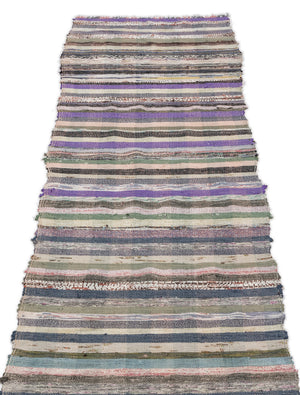 Chaput Over Dyed Kilim Rug 2'2'' x 7'1'' ft 65 x 216 cm