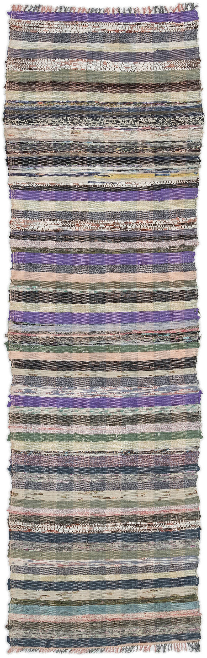 Chaput Over Dyed Kilim Rug 2'2'' x 7'1'' ft 65 x 216 cm