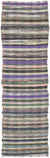 Chaput Over Dyed Kilim Rug 2'2'' x 7'1'' ft 65 x 216 cm
