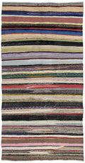 Chaput Over Dyed Kilim Rug 5'9'' x 11'1'' ft 175 x 338 cm