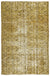 Yellow Over Dyed Vintage Rug 5'10'' x 8'7'' ft 178 x 261 cm