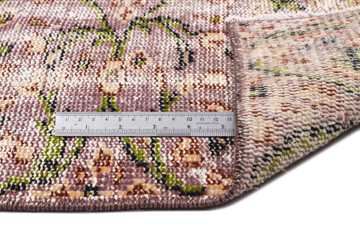 Retro Over Dyed Vintage Rug 4&#39;9&#39;&#39; x 7&#39;7&#39;&#39; ft 146 x 230 cm