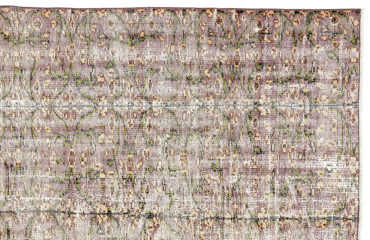 Retro Over Dyed Vintage Rug 4&#39;9&#39;&#39; x 7&#39;7&#39;&#39; ft 146 x 230 cm