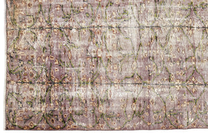 Retro Over Dyed Vintage Rug 4'9'' x 7'7'' ft 146 x 230 cm