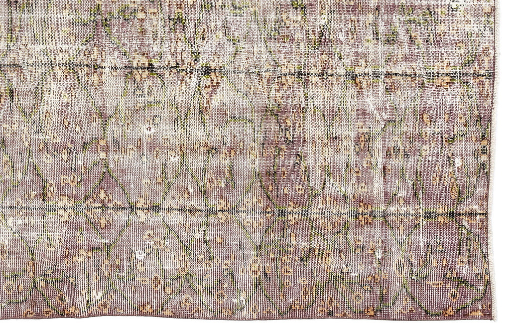Retro Over Dyed Vintage Rug 4'9'' x 7'7'' ft 146 x 230 cm