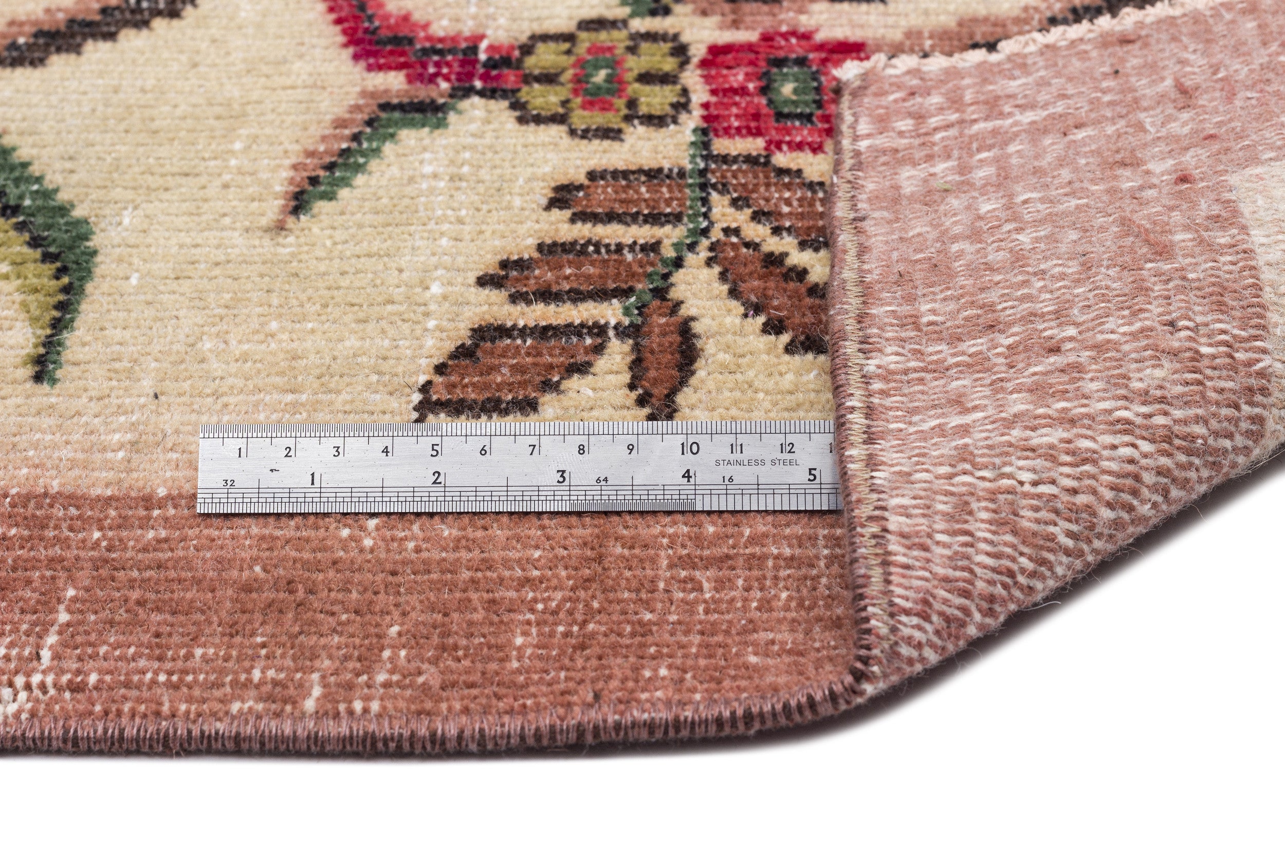 Retro Over Dyed Vintage Rug 5'11'' x 8'10'' ft 181 x 270 cm